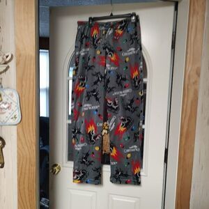 New National Lampoons Christmas Vacation Gray  Soft Lounge Pants Men's L